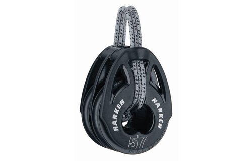 Harken Soft-attach Ø57 mm T2 2-schijfsblok