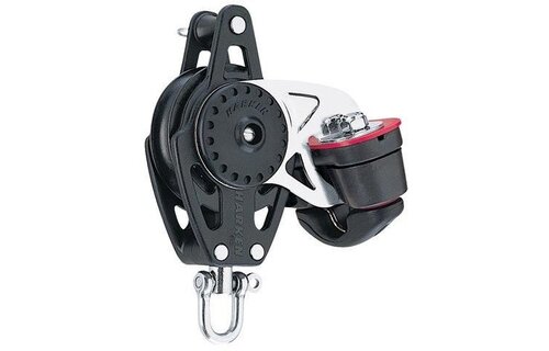 Harken Carbo blok met hondsvot en klem - 57 mm