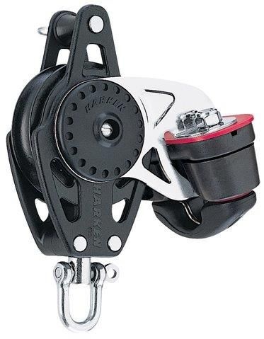 Harken Carbo blok met hondsvot en klem - 57 mm