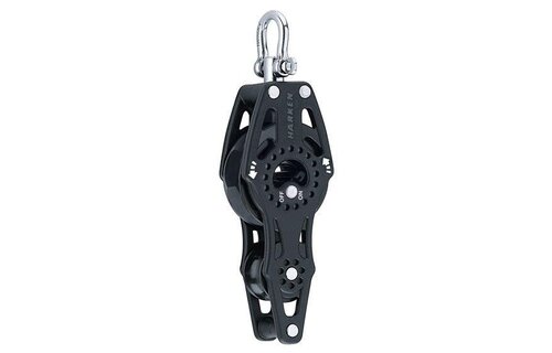 Harken Carbo vioolblok met hondsvot en ratel - 57mm