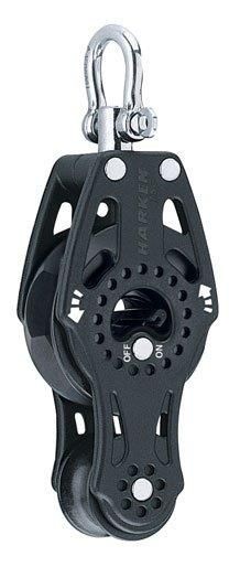 Harken Carbo Vioolblok met ratel - 75 mm