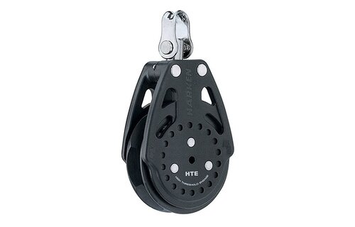 Harken Carbo Ratchamatic 1-schijfsblok standaard grip HTE 57mm