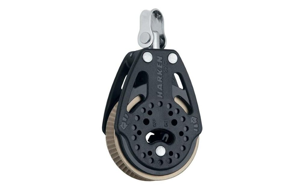 Harken Power ratchet 57C 1-schijfs ratelblok 1.5x grip