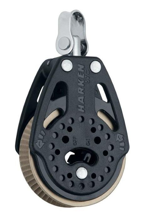 Harken Power ratchet 57C 1-schijfs ratelblok 1.5x grip