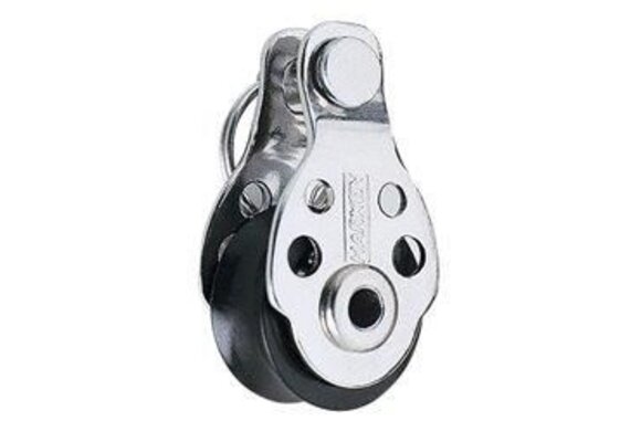 Harken 1-schijfsblok met vork 16 mm