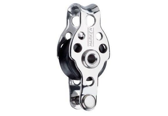 Harken 1-schijfsblok met hondsvot 16 mm