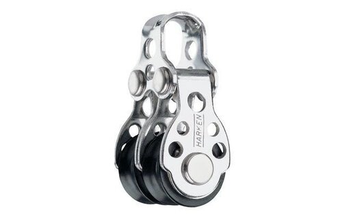 Harken 2-schijfsblok tweeschijfs 16 mm