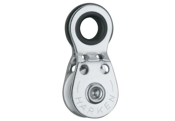 Harken 1-schijfsblok met draadoog met bronzen schijf 16 mm