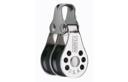 Harken Micro 2-schijfsblok 22 mm