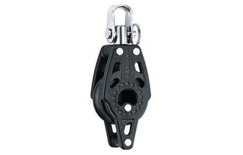 Harken Carbo 1-schijfsblok met hondsvot 29 mm