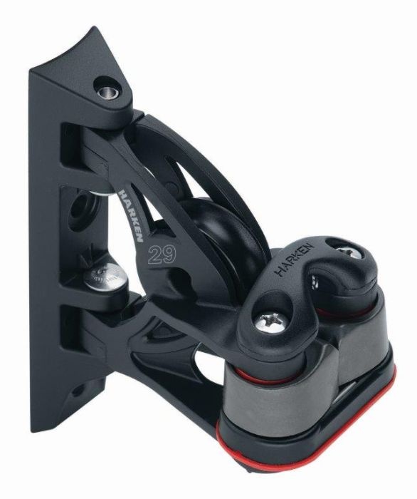 Harken Carbo blok roterend met aluminium klem 29 mm