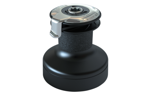 Lewmar 30st alu selftailing lier | Zwart Alu EVO