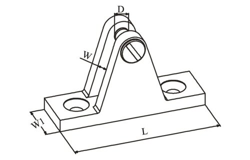 Talamex Buiskapbeslag RVS dekplaat 90° met schroef