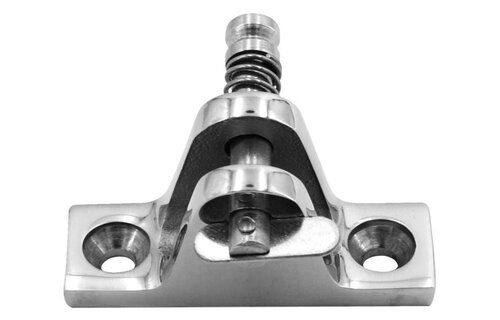 Talamex Buiskapbeslag RVS dekplaat 90° met dropnose pin