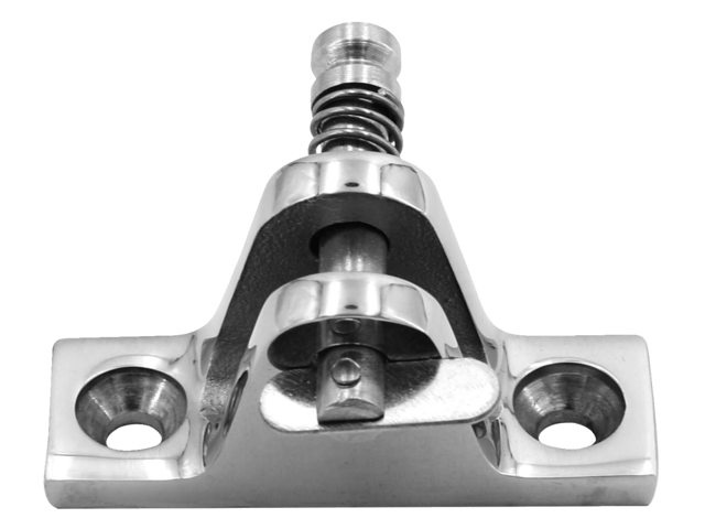 Talamex Buiskapbeslag RVS dekplaat 90° met dropnose pin