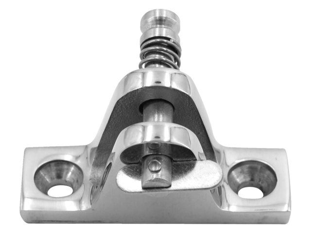 Talamex Buiskapbeslag RVS dekplaat 80° met dropnose pin