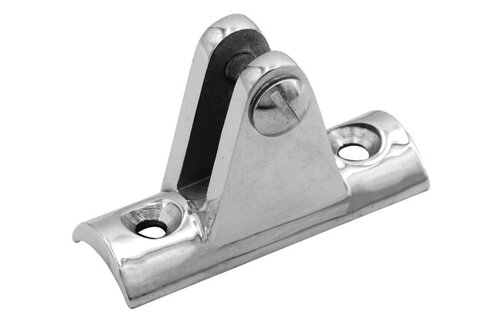 Talamex Buiskapbeslag RVS dekplaat hol 90° met schroef