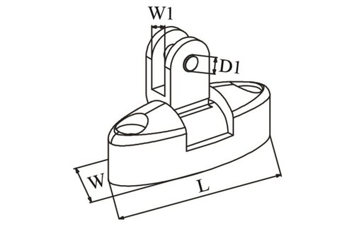 Talamex Buiskapbeslag RVS dekscharnier met schroef