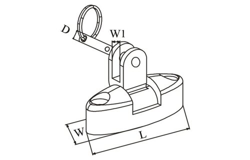 Talamex Buiskapbeslag RVS dekscharnier met fast pin