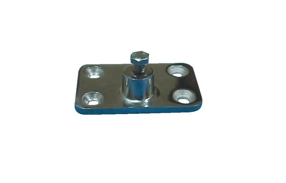 Talamex Buiskapbeslag rvs wandplaat pin Heavy Duty