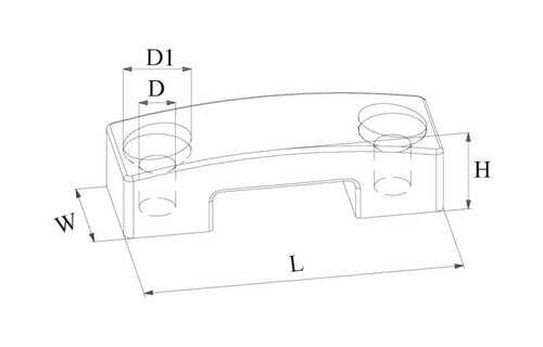 Talamex Bandbeugel rvs deluxe 48mm