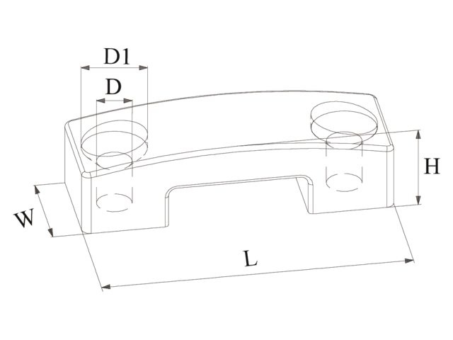 Talamex Bandbeugel rvs deluxe 48mm
