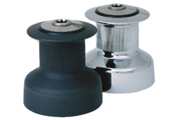 Antal Brons-verchroomde winch W30 (1+1-speed)
