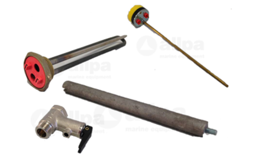 allpa Magnesium anode voor allpa scheepsboiler 45/60l