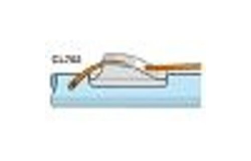 Clamcleat cleat met geleide-oog voor CL702AN Boom aluminium 3-6mm