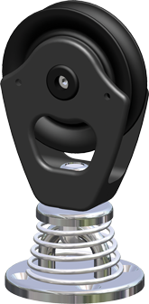 Antal Aluminium block serie OPF-60, kogelgelagerd, pad-eye block