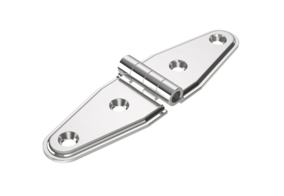 Roca staartscharnier vlak RVS 106 x 30 mm 441134