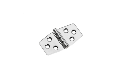 Roca staartscharnier vlak RVS 76 x 40 mm 441490