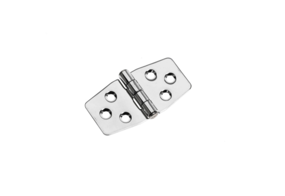 Roca staartscharnier vlak RVS 76 x 40 mm 441490