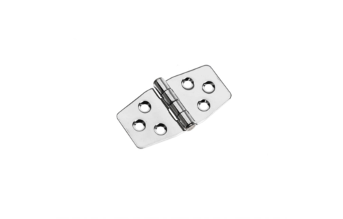 Roca staartscharnier vlak RVS 76 x 40 mm 441499