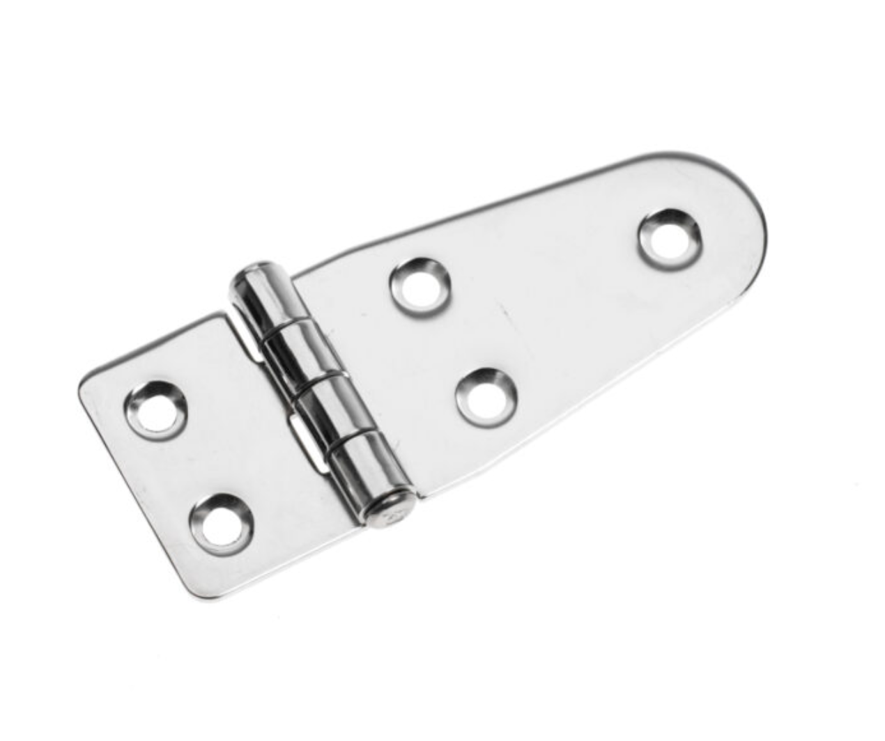 Roca staartscharnier vlak RVS 100 x 40 mm 441740