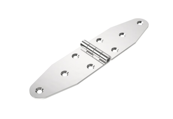 Roca staartscharnier vlak RVS 180 x 40 mm 441620