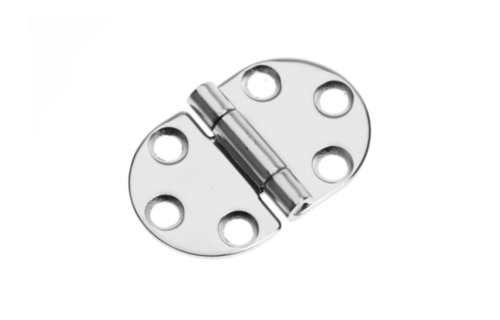 Roca vlakscharnier rond RVS 47 x 30 mm 440079