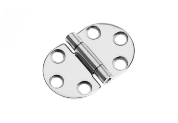 Roca vlakscharnier rond RVS 47 x 30 mm 440079