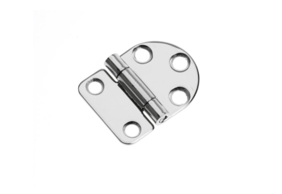 Roca vlakscharnier rond/recht RVS 67 x 40 mm 441670