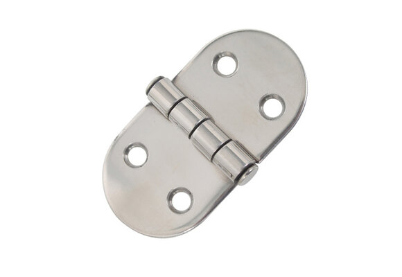 Roca vlakscharnier rond RVS 74 x 40 mm 441700