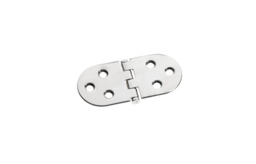 Roca vlakscharnier rond RVS 130 x 60 mm schroef 448029