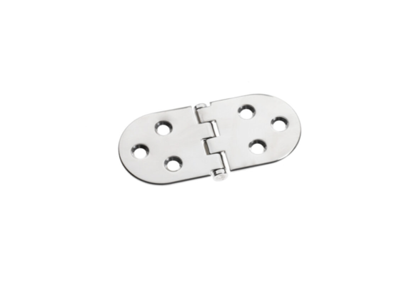 Roca vlakscharnier rond RVS 130 x 60 mm schroef 448029