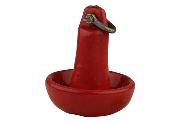 Hollex anker mushroom 3kg PVC gelamineerd rood