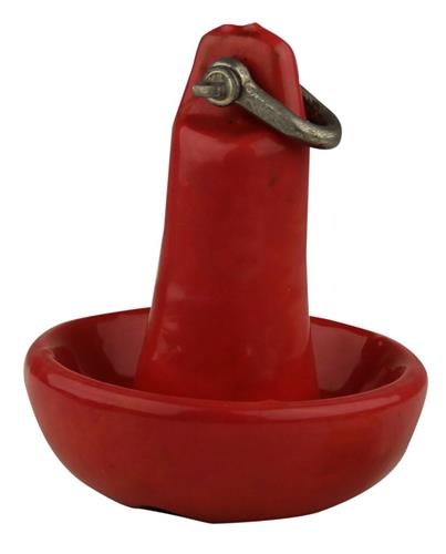 Hollex anker mushroom 3kg PVC gelamineerd rood