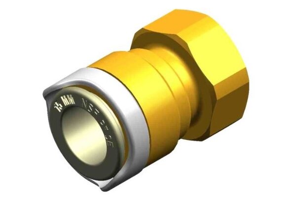 Whale adapter 3/8" BSP 15mm female