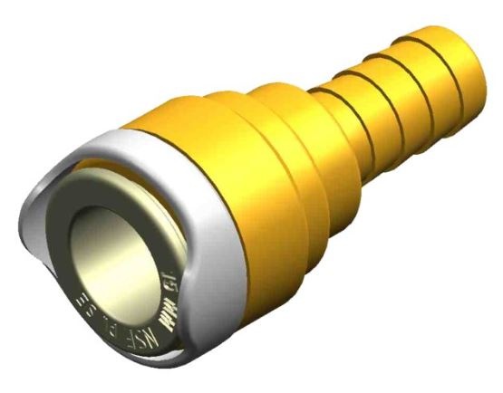 Whale adapter voor slang 1/2" - 15mm