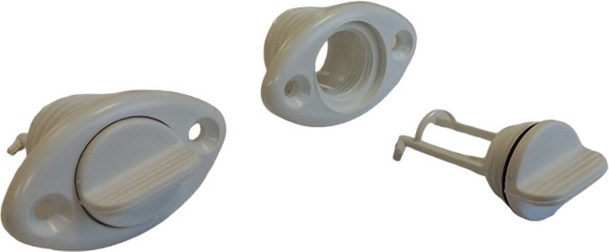 Lensplug Ovaal 53.4x33 Wit