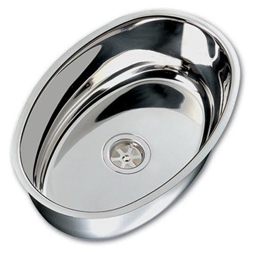 Hollex wasbak gepolijst ovaal inwendig ø360mm