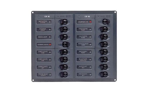 Bep Schakelpaneel - 16 Schakelaars/12v