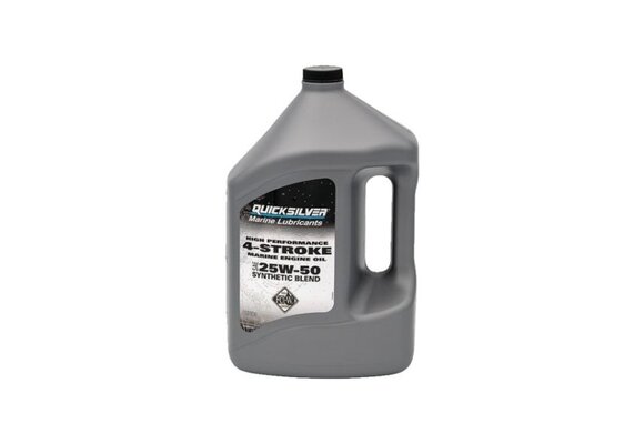 Quicksilver 25W50 4-takt semisynthetische motorolie 4L 858084QE1